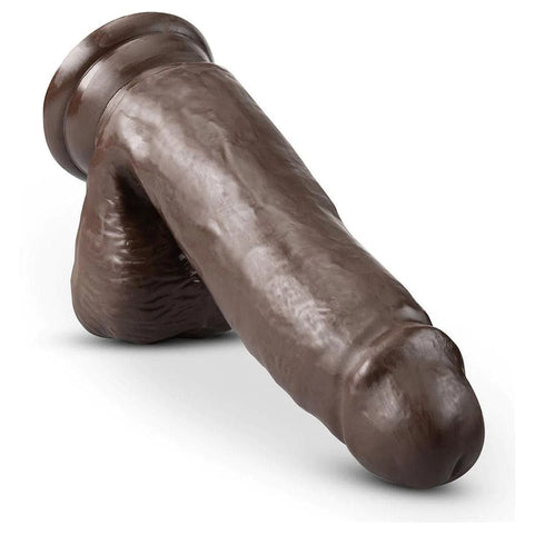 Dildo Dr.Skin Plus (macio), 17.5cm Ø4cm Chocolate  Blush Novelties   