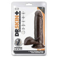 Dildo Dr.Skin Plus (macio), 17.5cm Ø4cm Chocolate  Blush Novelties   