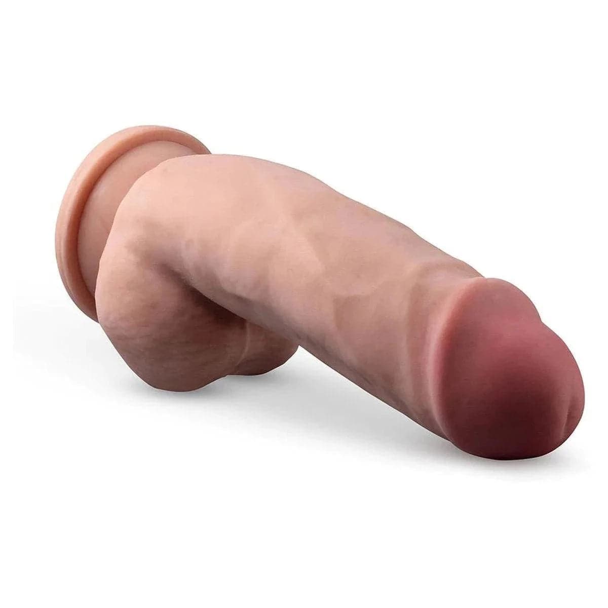 Dildo Dr.Skin Plus (macio), 18.5cm Ø4.5cm Baunilha Brinquedos sexuais Blush Novelties   