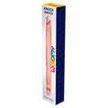 Dildo Duplo Jelly Knock Knock Branco, 40cm Ø4cm  Wooomy   