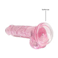 Dildo RealRock com Testiculos Rosa, 19cm Ø3.5cm  RealRock   