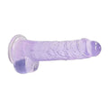 Dildo RealRock com Testiculos Roxo, 21cm Ø4cm  RealRock   