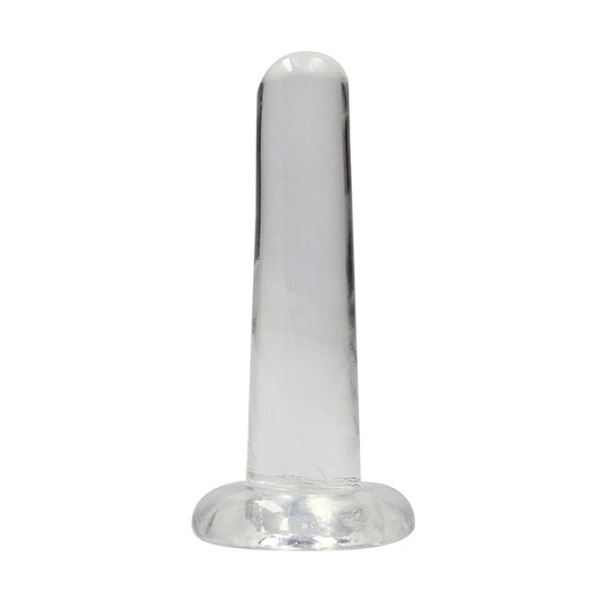 Dildo RealRock Liso Crystal Clear, 13.5cm Ø3cm  Perola Sexshop Almada Transparente  