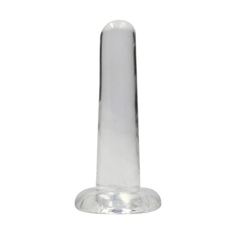 Dildo RealRock Liso Crystal Clear, 13.5cm Ø3cm  RealRock Transparente  