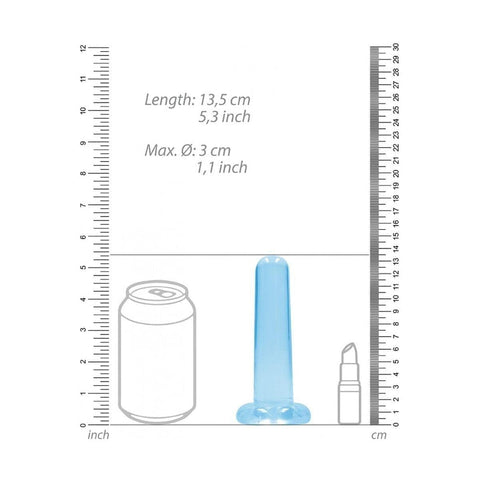 Dildo RealRock Liso Crystal Clear, 13.5cm Ø3cm  RealRock   