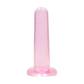 Dildo RealRock Liso Crystal Clear, 13.5cm Ø3cm  RealRock Rosa  