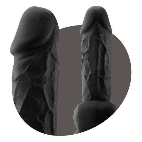 - Dildo Tessudo Silicone Premium Chocolate, 21.7cm Ø5cm  Crushious   