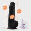 - Dildo Tessudo Silicone Premium Chocolate, 21.7cm Ø5cm  Crushious   