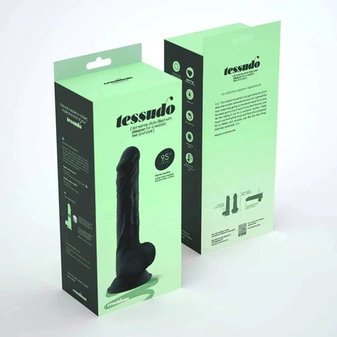 - Dildo Tessudo Silicone Premium Chocolate, 24cm Ø4.4cm  Crushious   