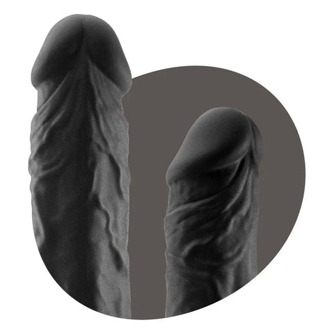 - Dildo Tessudo Silicone Premium Chocolate, 24cm Ø4.4cm  Crushious   