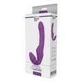 Strapless Duplo com Vibração Roxo USB, 21cm Ø3.5cm, 9vibrações  Dream Toys   