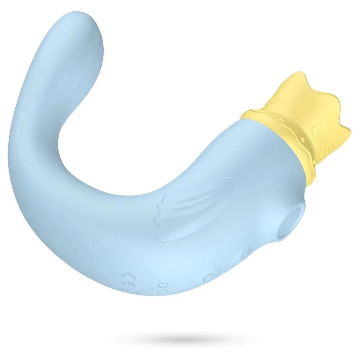 Estimulador Hiri Azul, 3 em 1, Sucção, Oral, Penetração  Crushious   