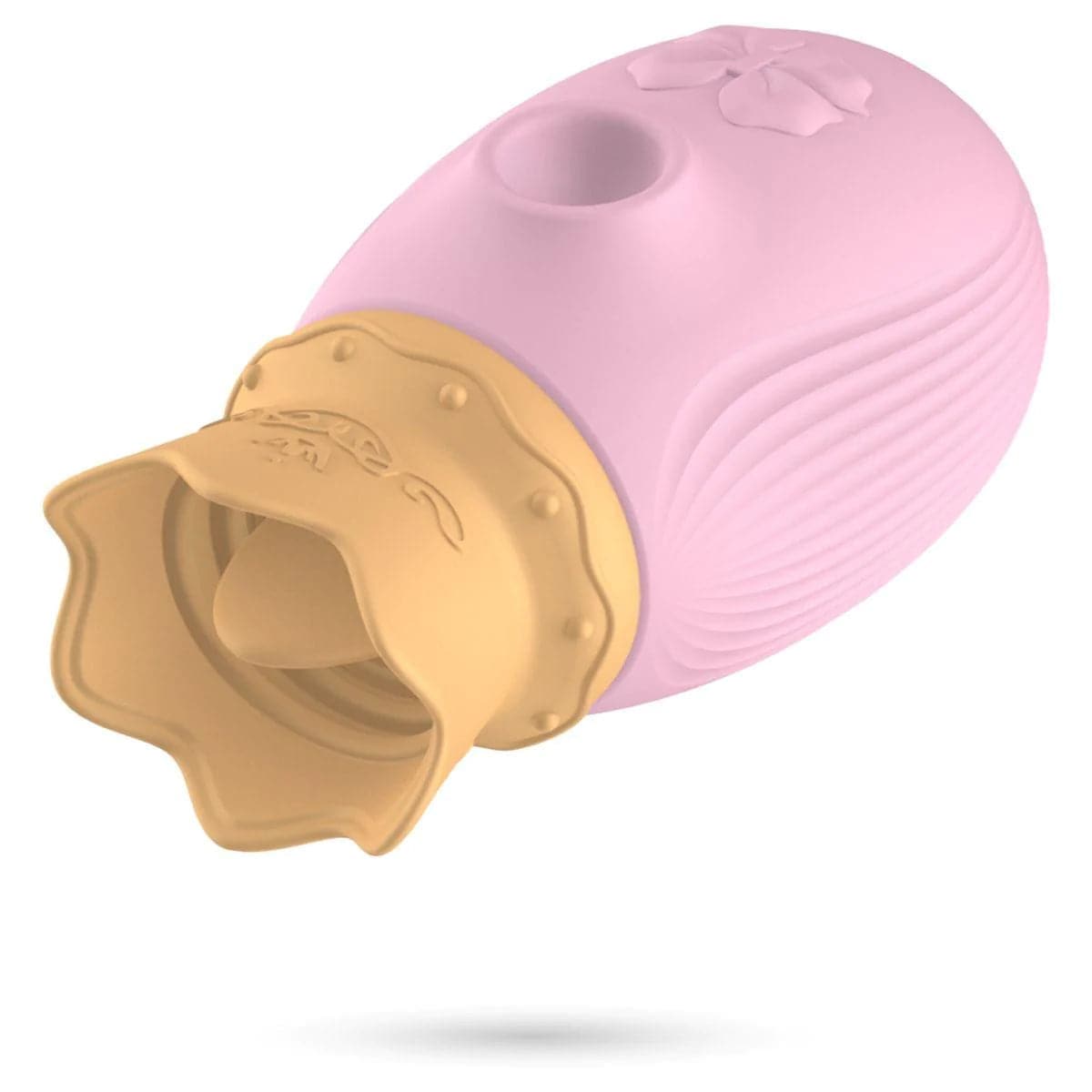Estimulador Monarch Rosa USB, 8.5cm, 10 modos de sucção e lingua  Crushious   