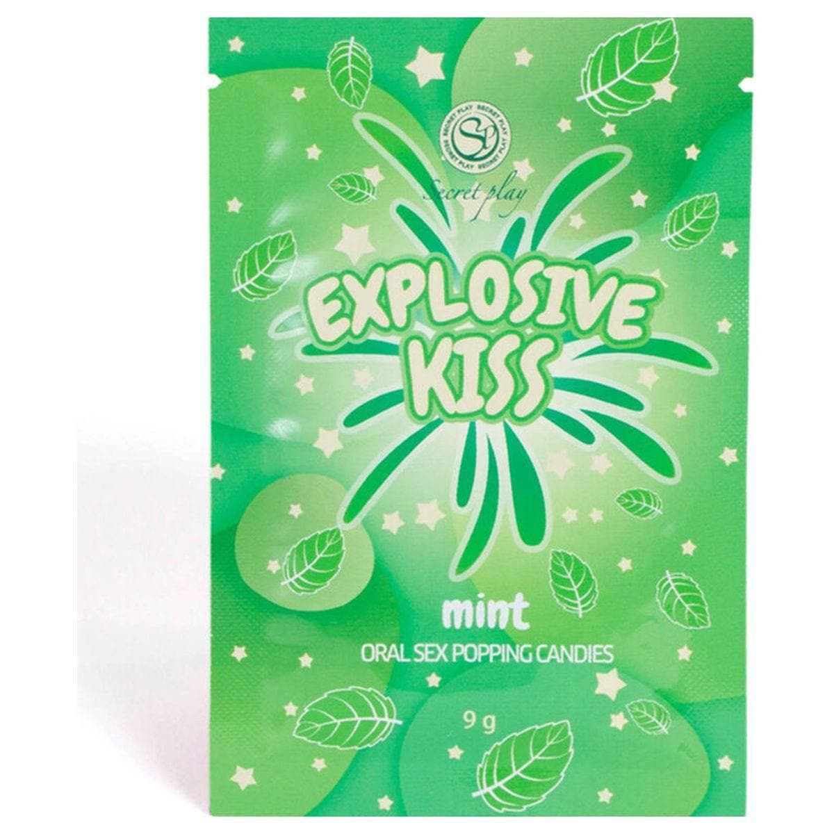 Explosive Kiss, Caramelos Explosivos de Menta com Explosão de Sabor - Pérola SexShop