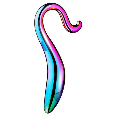 Glamour Glass, Elegante Curved Dildo, 18cm Ø3cm  Glamour Glass   