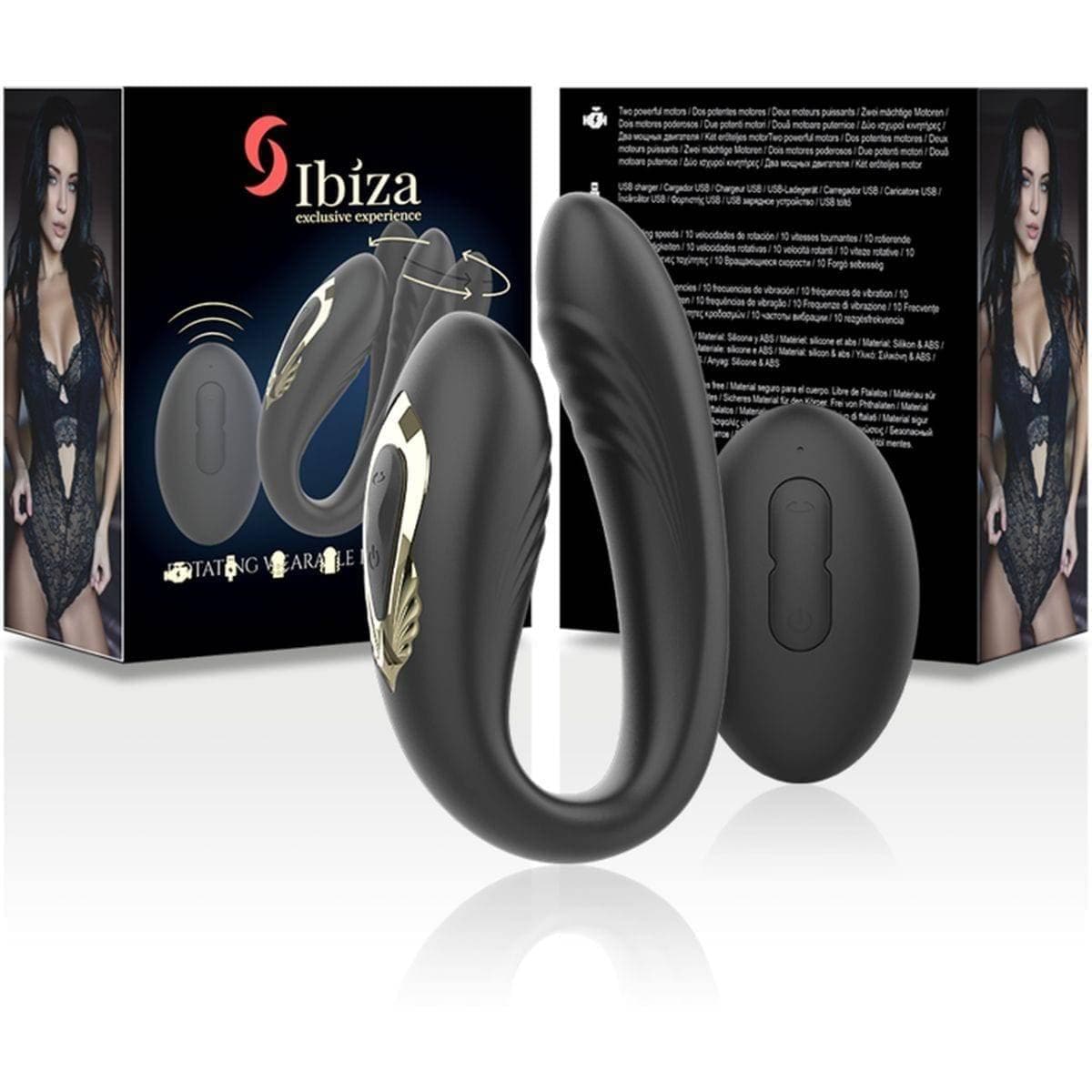 Ibiza - Dupla Estimulação com rotação e vibração - Pérola SexShop