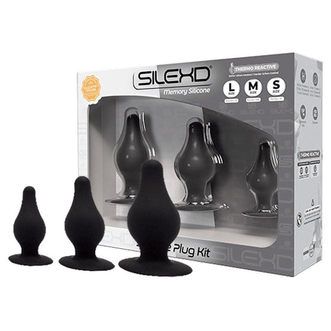 Kit Anal 3 Plugs Silicone, Silexd  Silexd   