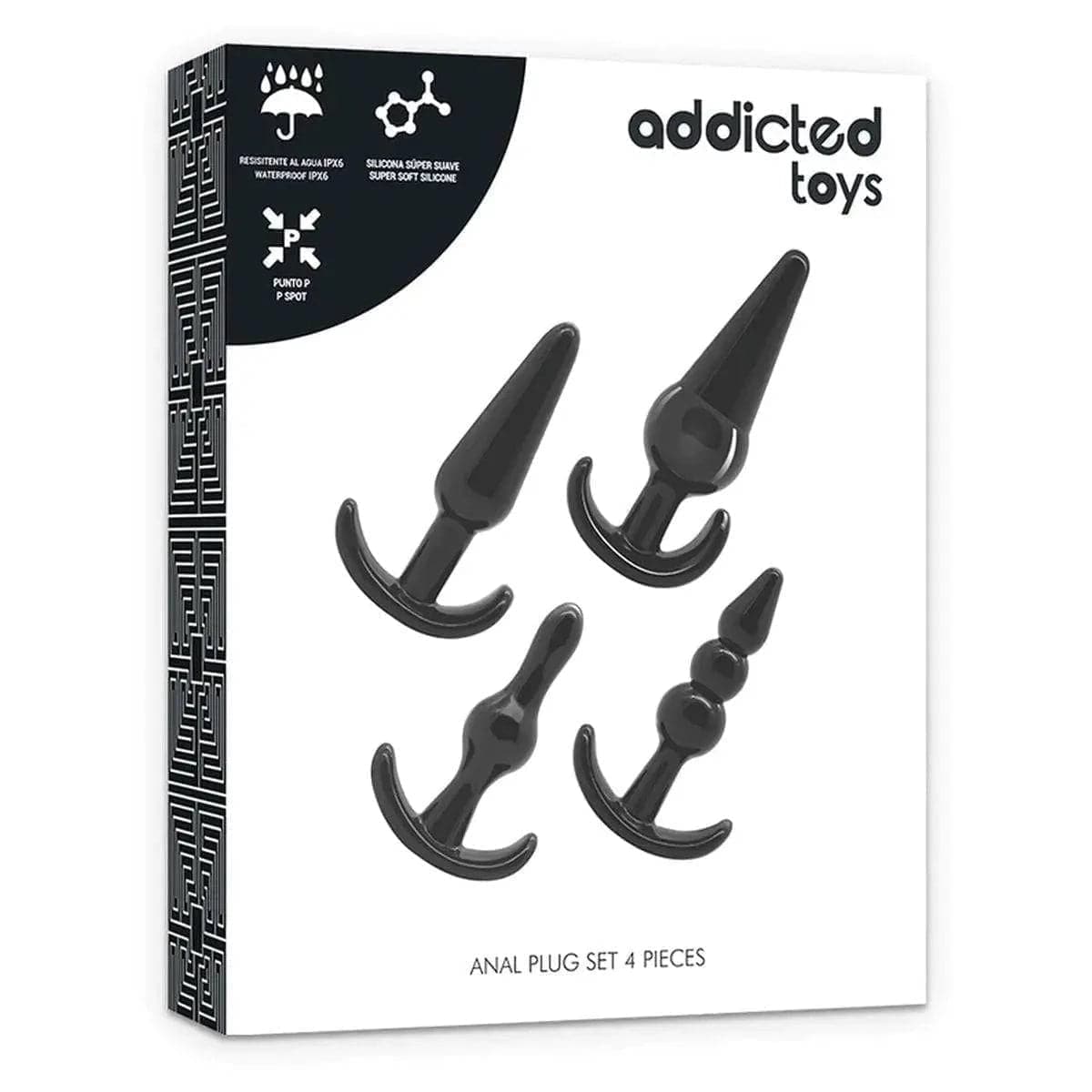 Kit Anal 4 peças, Addicted Toys
