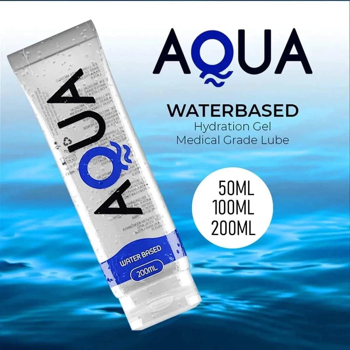Lubrificante Aqua Quality Neutro - Sensação Suave e Duradoura  Aqua   