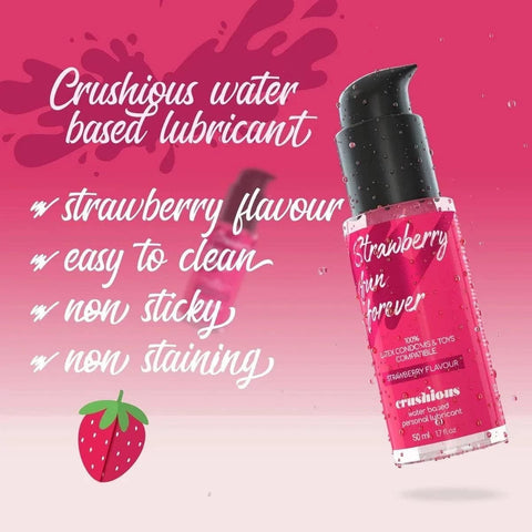 Lubrificante Crushious, Morango 50ml  Crushious   