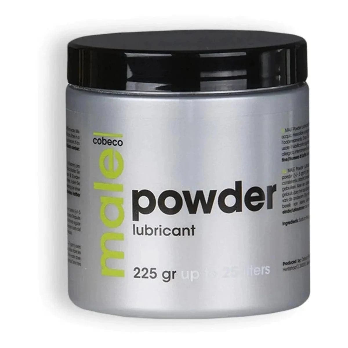 Lubrificante em Pó Male Powder 225gr - Fácil de Usar e Duradouro  Cobeco Pharma   