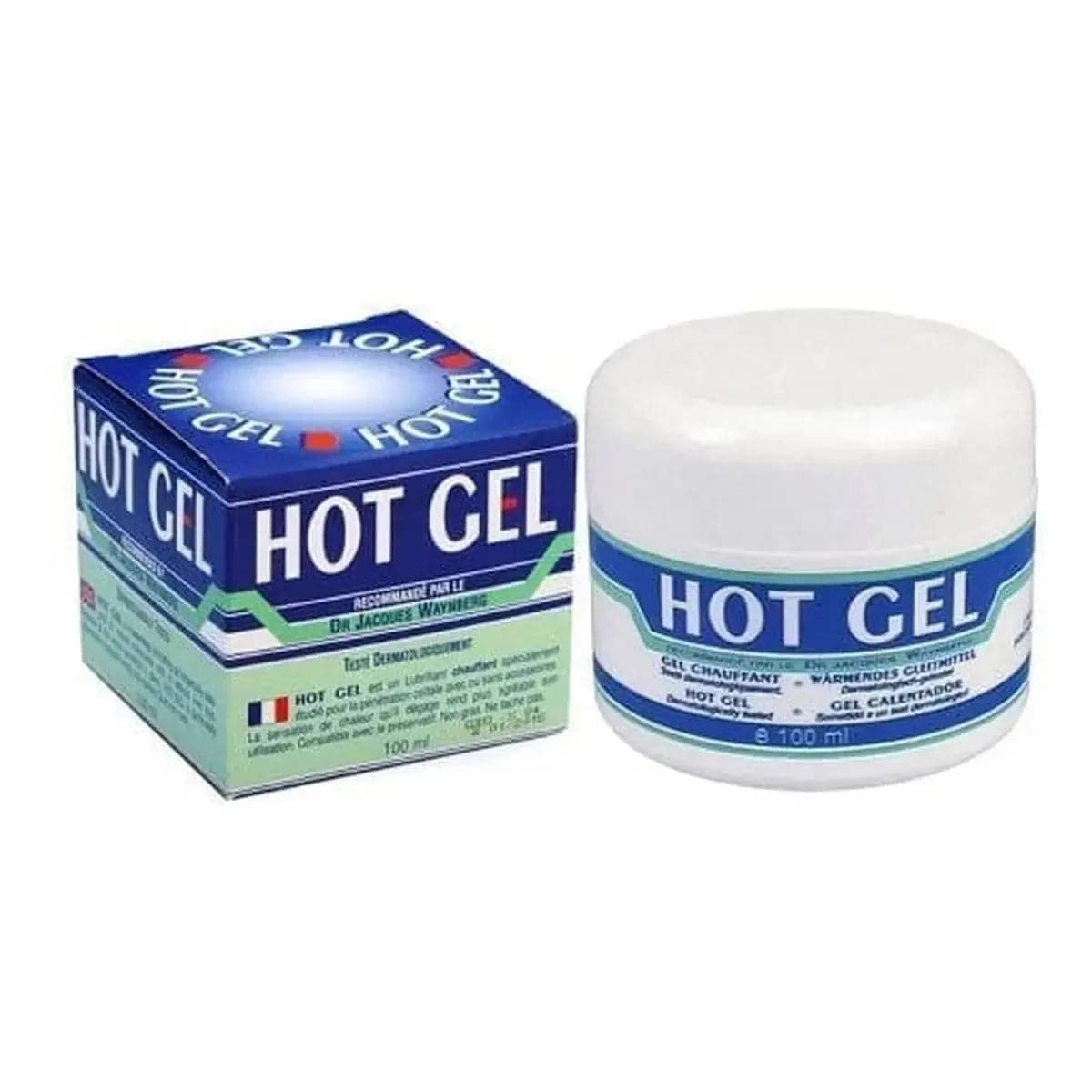 Lubrificante Hot Gel 100ml Calor - Aumenta o Prazer e a Sensibilidade - Pérola SexShop