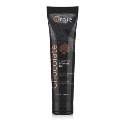 Lubrificante Lube Tube Chocolate 100ml - Lubrificante à Base de Água com Sabor Delicioso  Orgie   