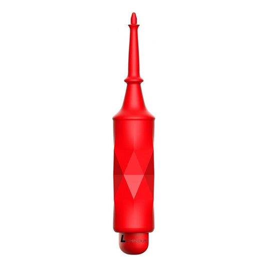 Luminous Ultra Soft Silicone CIRCE Vermelho, 14.5cm Ø2.5cm, 10vibrações - Pérola SexShop