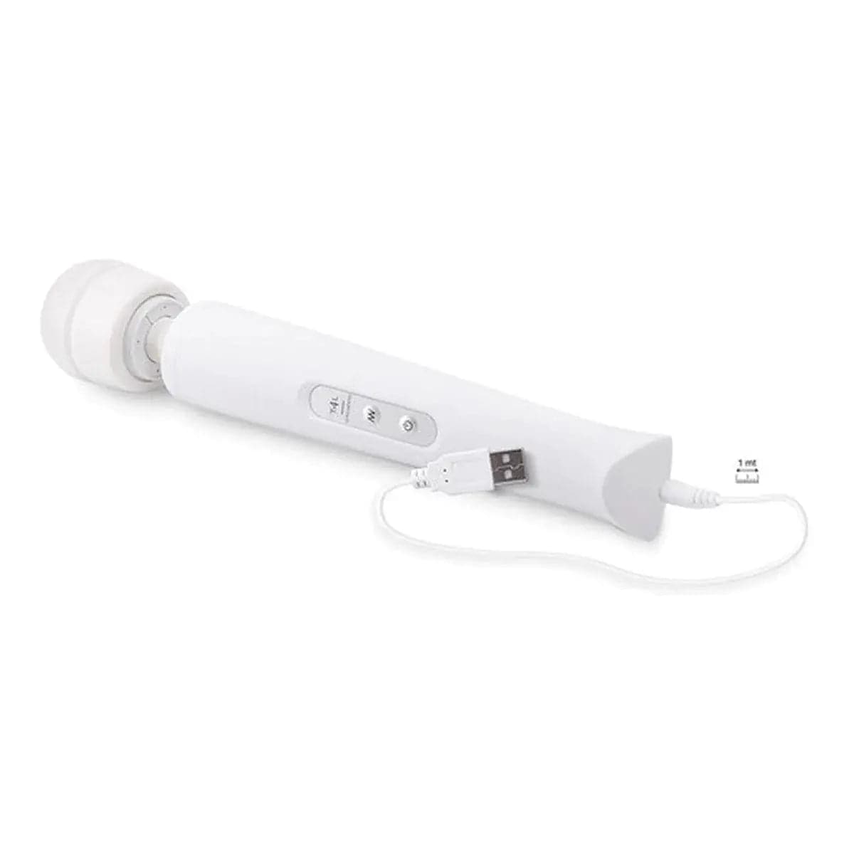 Massajador Magic Wand Branco USB, 32cm Ø5.5cm, 10vibrações  Toyz4Lovers   