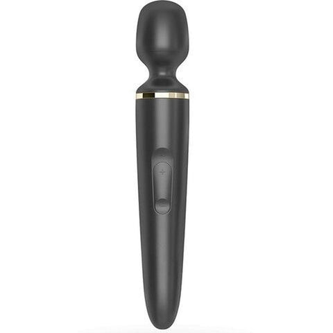 Massajador Wand-er Woman Satisfyer Preto, 34cm Ø5.7cm, 50vibrações  Satisfyer   