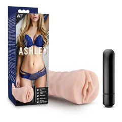 Masturbador M-For-Men Vagina Realista com Bala Vibratória Ashley  Blush Novelties   