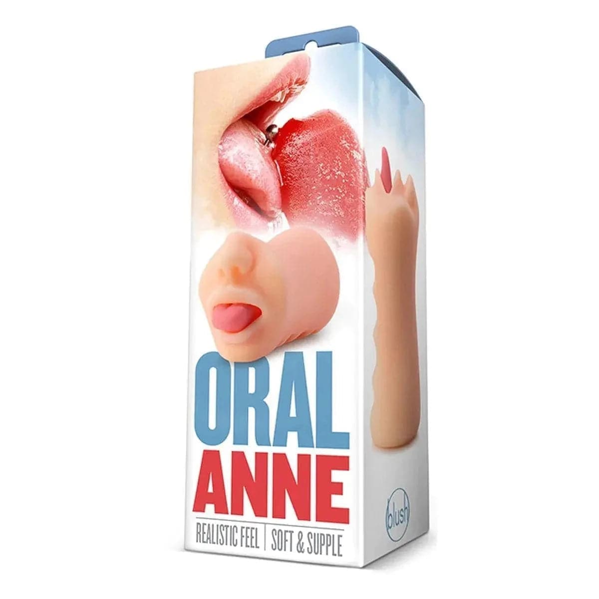 Masturbador Masculino Boca Realista X5 Oral ANNE  Blush Novelties   