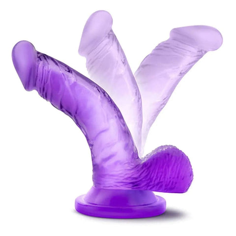 Mini Dildo Naturally Yours Mini Cock Roxo, 13cm Ø2.5cm  Blush Novelties   