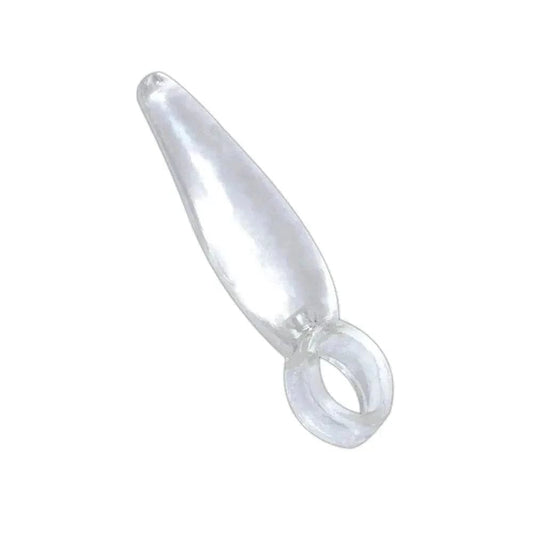 Mini Estimulador Anal de Dedo Anal-Finger Transparente, 7cm Ø2cm - Pérola SexShop