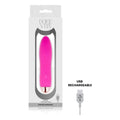 Mini Vibrador Dolce Vita 4 Rosa USB, 13cm Ø2.6cm, 7vibrações  Dolce Vita   