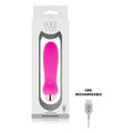 Mini Vibrador Dolce Vita 5 Rosa USB, 12.4cm Ø2.8cm, 7vibrações  Dolce Vita   