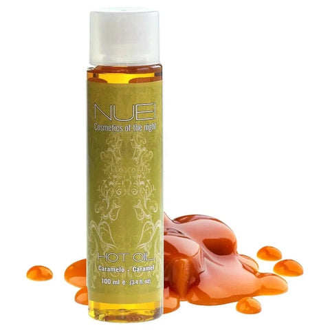 Óleo de Massagem Nuei Caramelo 100ml - Efeito de Calor Comestível  Nuei   