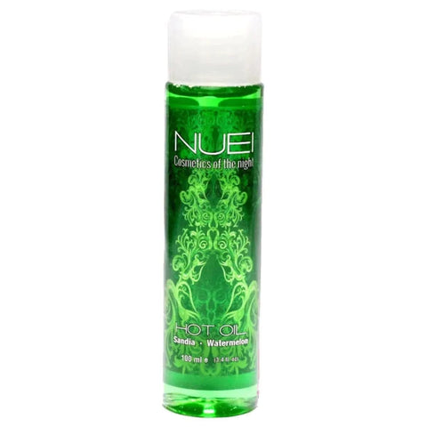 Óleo de Massagem Nuei  Melância 100ml - Efeito de Calor Comestível  Nuei   