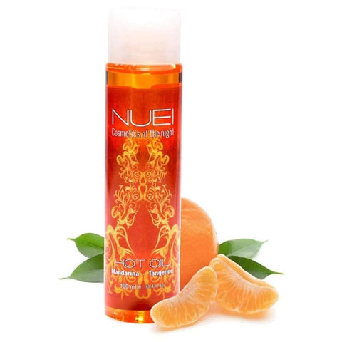 Óleo de Massagem Nuei Tangerina 100ml - Efeito de Calor Comestível  Nuei   