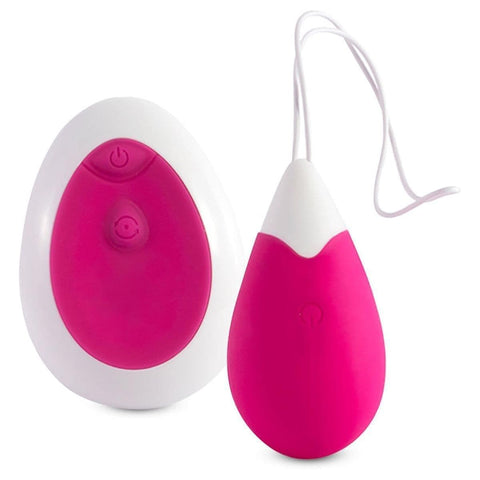 - Vibrador Sem Fio Ovo Wireless Jan Rosa USB, 6cm Ø3cm, 10 Vibrações  Alive   