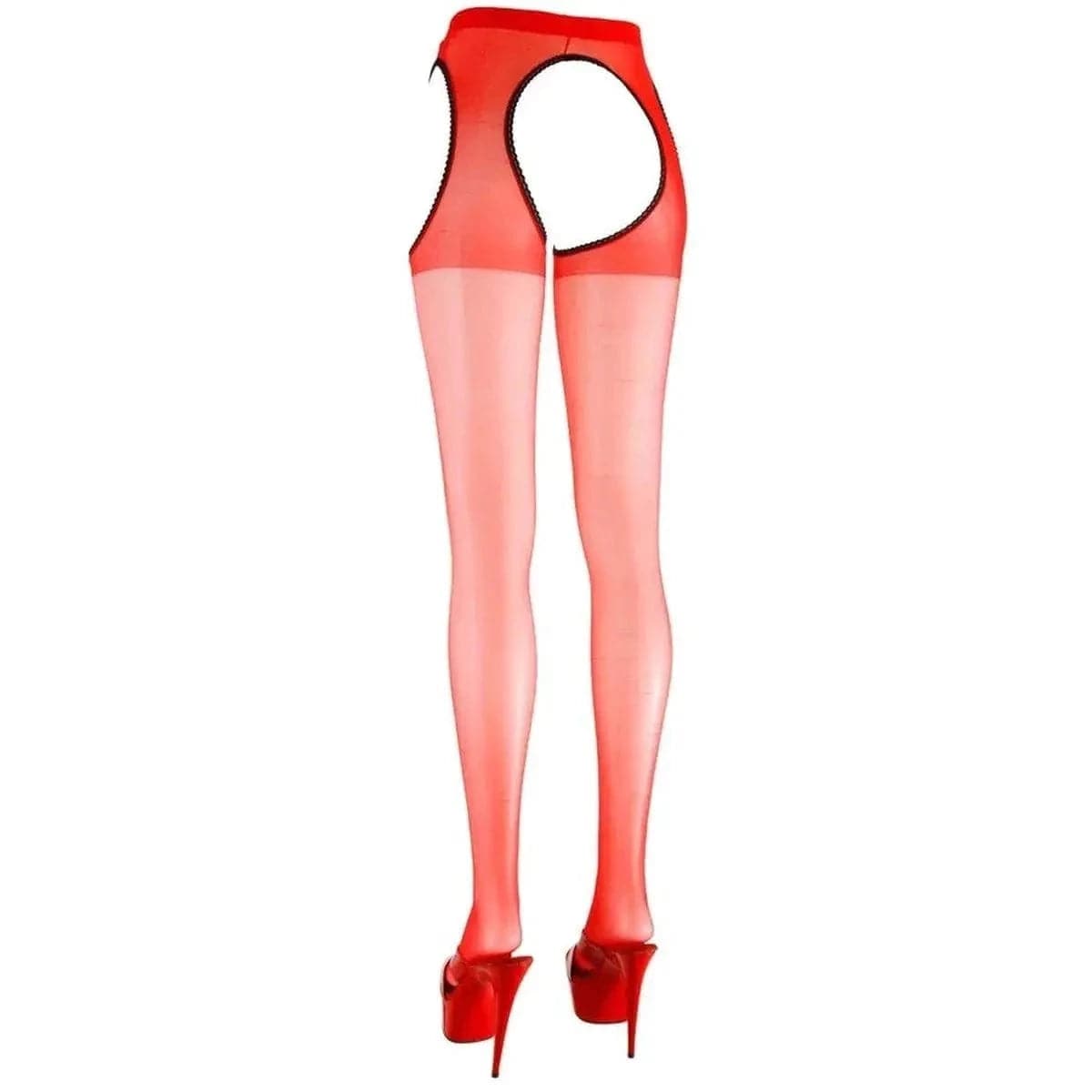 Pantyhose Sex Tights Vermelho  Cottelli Collection   