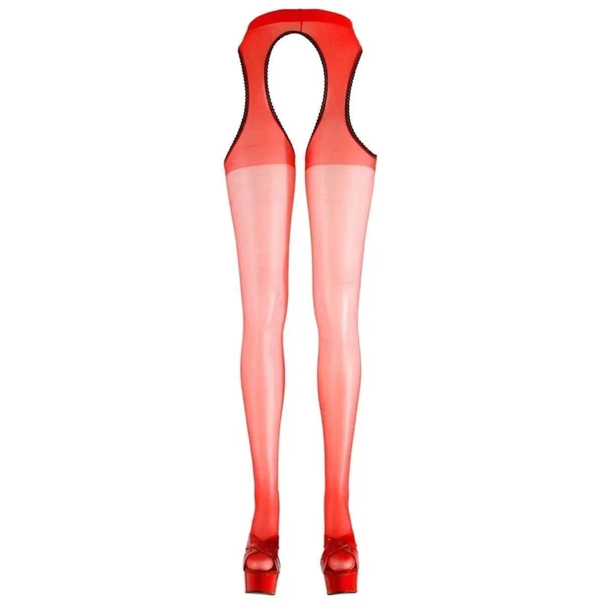 Pantyhose Sex Tights Vermelho  Cottelli Collection   