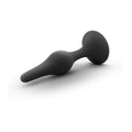 -Plug Anal Luxe Beginner Médio Preto, 11cm Ø2.3cm  Blush Novelties   