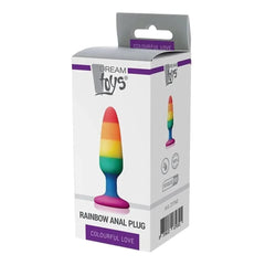 Plug Anal Rainbow Médio, 11cm Ø2.9cm  Dream Toys   