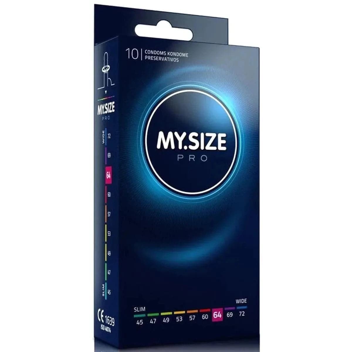Preservativos XXL - My.Size 64mm - Melhor Ajuste e Sensibilidade  My.Size 10 preservativos  