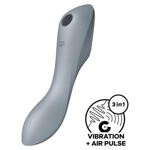 Satisfyer Curvy Trinity 3 Cinzento (pulsador ar e vibrador)  Satisfyer   