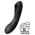 Satisfyer Curvy Trinity 4 Preto (pulsador ar e vibrador) Brinquedos sexuais Satisfyer   