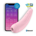 SATISFYER Vibrador Curvy 2+ Rosa, Controlado por Smartphone (video)  Satisfyer   