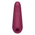 SATISFYER Vibrador de Sucção Curvy 1+ Vermelho, Controlado por Smartphone (video)  Satisfyer   