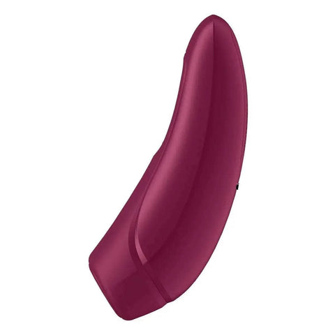 SATISFYER Vibrador de Sucção Curvy 1+ Vermelho, Controlado por Smartphone (video)  Satisfyer   